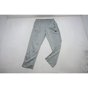 Nike Sweat Pants Dri Fit Athletic Performance Gray W/ Pockets Mens Size XL